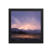 Load image into Gallery viewer, Montana Mountains Framed 10x10" Poster