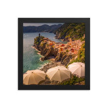 Load image into Gallery viewer, Cinque Terre Framed 10x10" Poster
