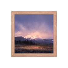 Load image into Gallery viewer, Montana Mountains Framed 10x10" Poster