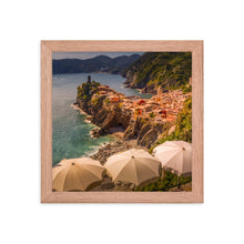 Load image into Gallery viewer, Cinque Terre Framed 10x10" Poster
