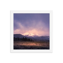 Load image into Gallery viewer, Montana Mountains Framed 10x10" Poster