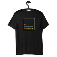 Load image into Gallery viewer, Downs & Towns Short Sleeve T-shirt | Art. Adventure. Advocacy.