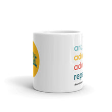Load image into Gallery viewer, Art. Adventure. Advocate. Repeat. Mug