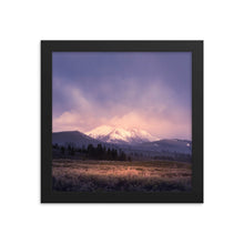 Load image into Gallery viewer, Montana Mountains Framed 10x10&quot; Poster
