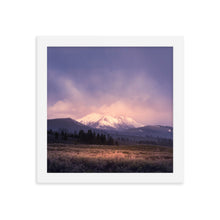 Load image into Gallery viewer, Montana Mountains Framed 10x10&quot; Poster
